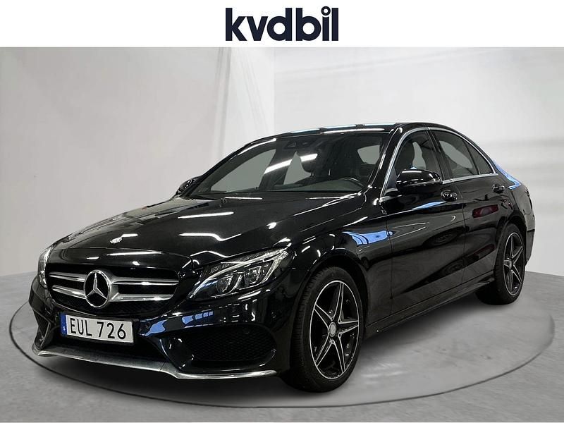 Svart Begagnad 2016 Mercedes C220 Sedan | 184 000 kr (Bra pris) - Bild 1/3
