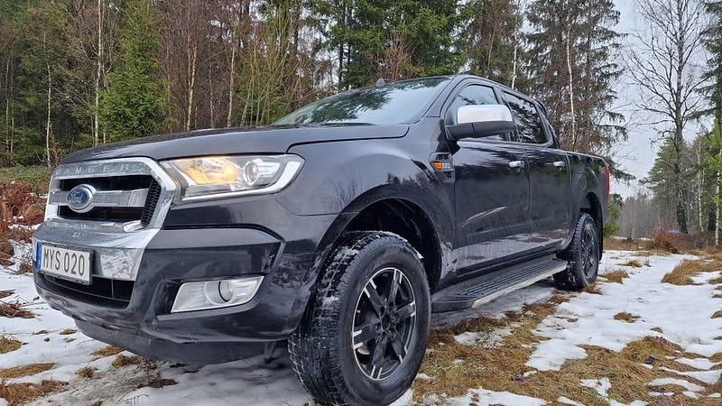 Svart metallic Begagnad 2016 Ford Ranger Pickup | 149 500 kr (Lite dyr) - Bild 1/4