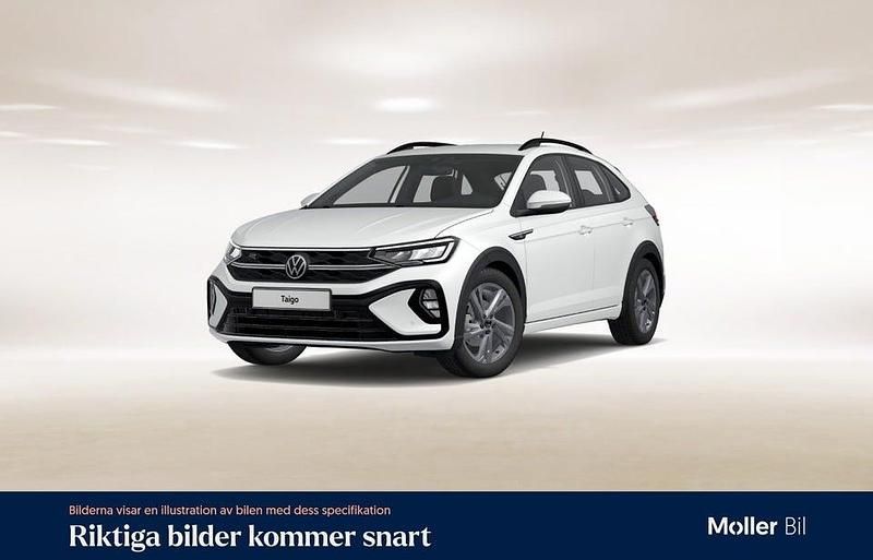 Pure white Begagnad 2023 VW Taigo IQ Drive SUV | 239 000 kr (Marknadspris) - Bild 1/4