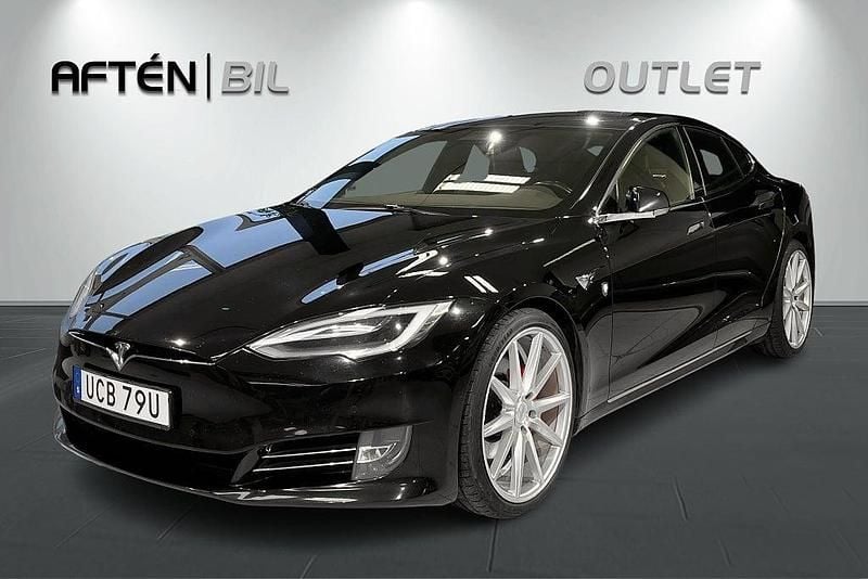 Begagnad Tesla Model S Performance 585 kW (796 HK) 2019 Svart Halvkombi