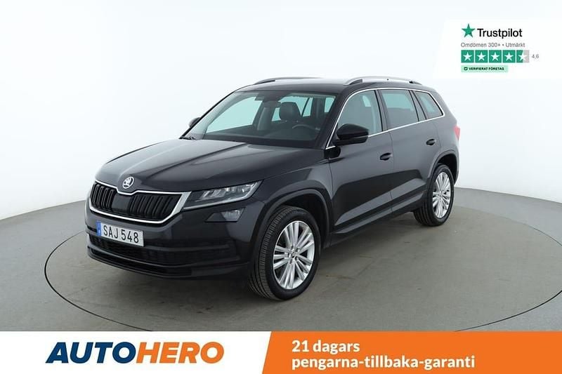 Svart Begagnad 2018 Skoda Kodiaq Business Line SUV | 227 000 kr (Marknadspris) - Bild 1/4