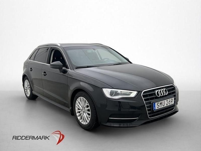 Begagnad Audi A3 Attraction 110 HK (80 kW) 2015 Svart Halvkombi