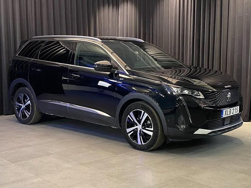 Svart Begagnad 2023 Peugeot 5008 GT SUV | 289 500 kr (Marknadspris) - Bild 1/4