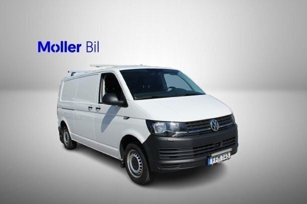 Vit (candyvit) Begagnad 2019 VW T6.1 Van | 189 000 kr (Superpris) - Bild 1/4