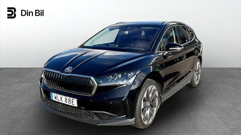 Svart Begagnad 2021 Skoda Enyaq iV SUV | 369 900 kr (Lite dyr) - Bild 1/4