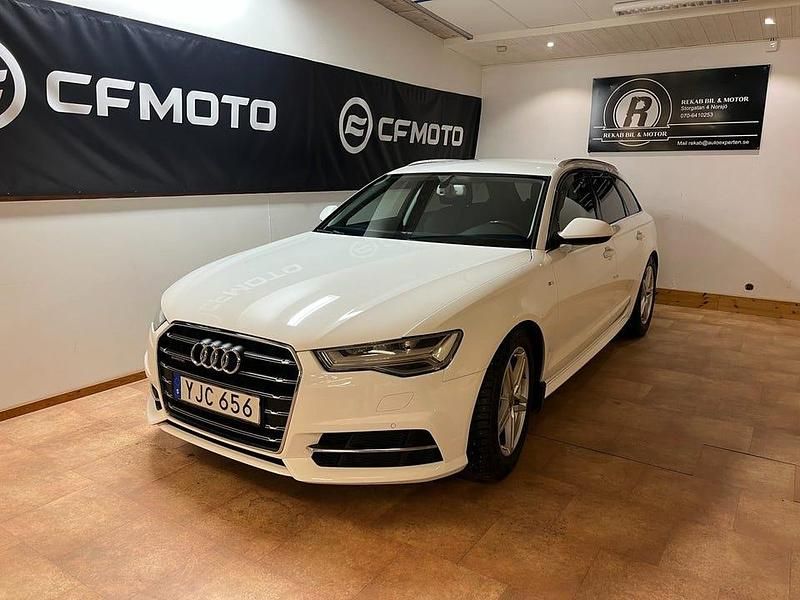 Begagnad Audi A6 S-Line 190 HK (139 kW) 2017 Vit Kombi