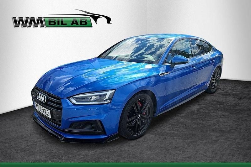 Blå Begagnad 2017 Audi S5 Sportback S-Line Halvkombi | 394 000 kr (Bra pris) - Bild 1/4