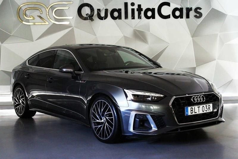 Begagnad Audi A5 Sportback S-Line 266 HK (195 kW) 2021 Grå Halvkombi