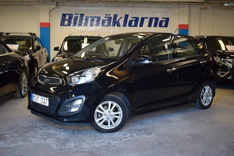 Svart Begagnad 2011 Kia Picanto Comfort Halvkombi | 67 500 kr (Marknadspris) - Bild 1/4