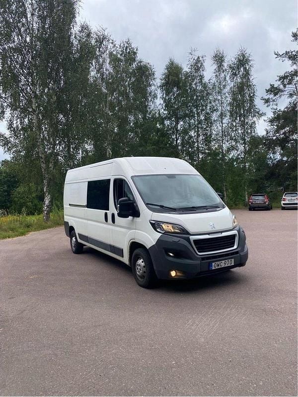 Vit Begagnad 2018 Peugeot Boxer Van | 150 000 kr (Marknadspris) - Bild 1/4