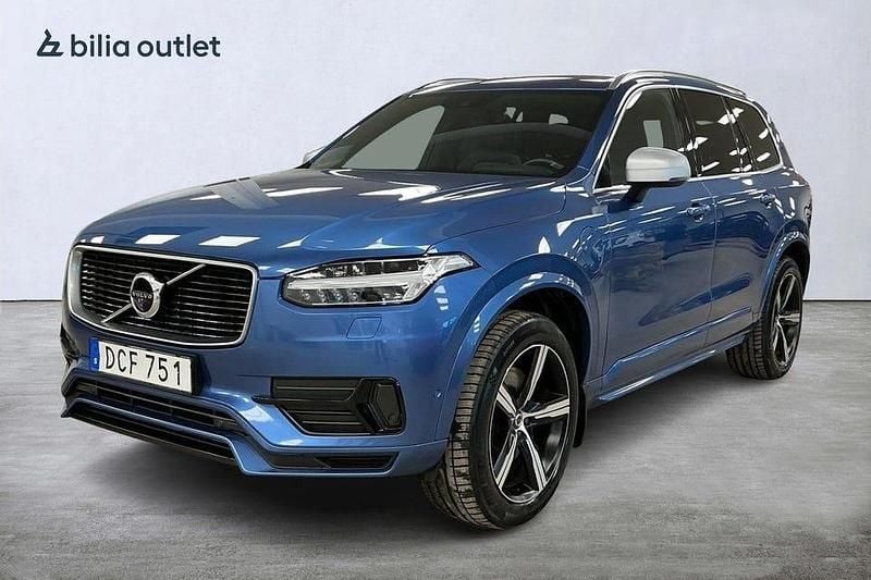 Begagnad Volvo XC90 R-Design 407 HK (299 kW) 2018 Blå SUV