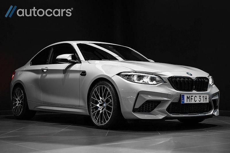 Silver Begagnad 2019 BMW M2 Competition Edition Sportkupé | 588 000 kr (Marknadspris) - Bild 1/4