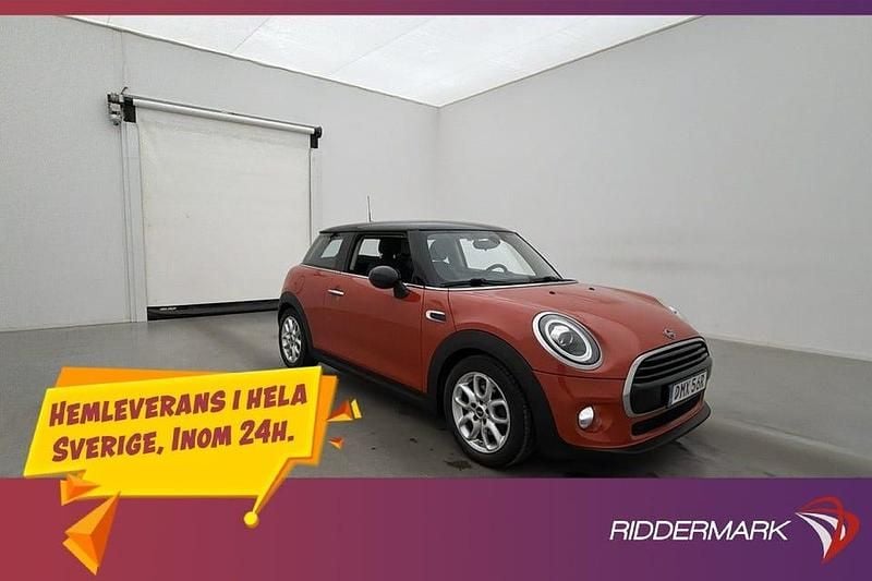 Orange Begagnad 2019 Mini Cooper Pepper Halvkombi | 169 800 kr (Marknadspris) - Bild 1/3