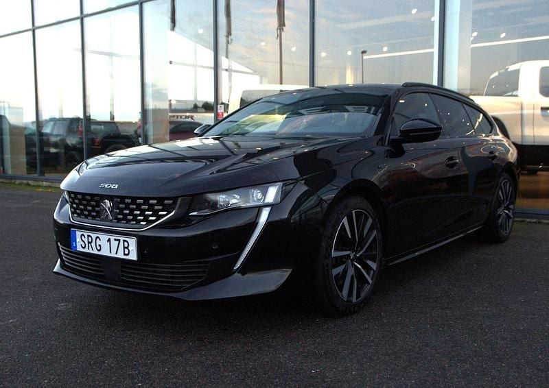 Svart Begagnad 2019 Peugeot 508 GT Kombi | 239 000 kr (Lite dyr) - Bild 1/4