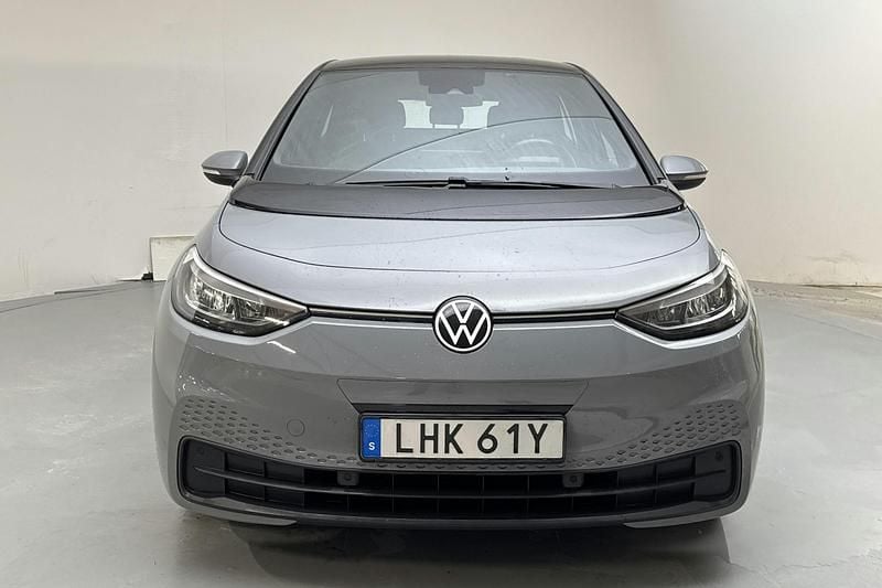 Begagnad VW ID.3 Pro Performance 150 kW (204 HK) 2021 Grå Halvkombi