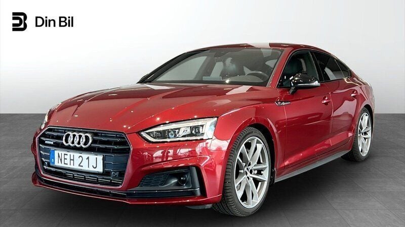 Röd Begagnad 2019 Audi A5 Sportback S-Line Halvkombi | 359 000 kr (Dyr) - Bild 1/4