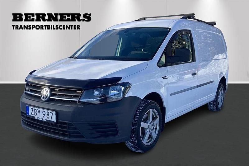 Begagnad VW Caddy Maxi 150 HK (110 kW) 2018 Vit Minibuss