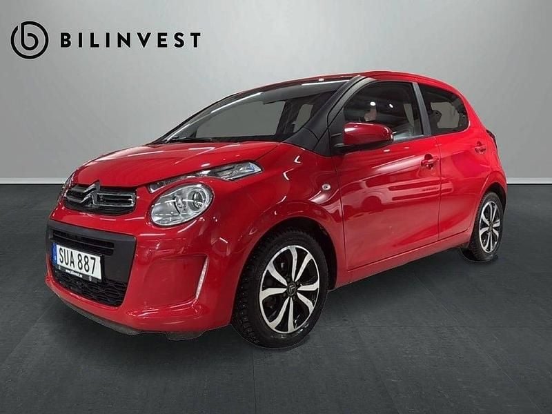 Röd Begagnad 2015 Citroën C1 Halvkombi | 79 900 kr (Bra pris) - Bild 1/4