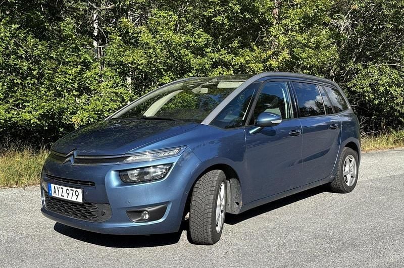 Blå Begagnad 2016 Citroën Grand C4 Picasso Minibuss | 109 000 kr (Bra pris) - Bild 1/4