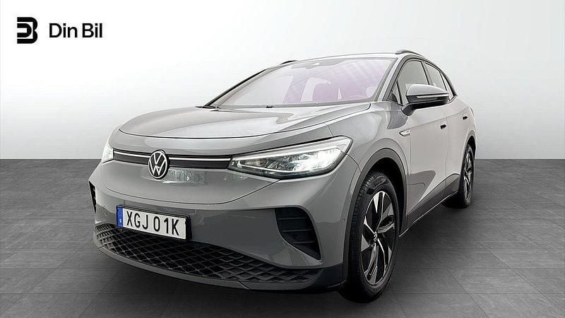 Grå (moonstone grey) Begagnad 2023 VW ID.4 Comfortline SUV | 379 900 kr (Bra pris) - Bild 1/4