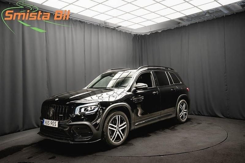 Svart Begagnad 2021 Mercedes GLB200 AMG SUV | 369 900 kr (Marknadspris) - Bild 1/3