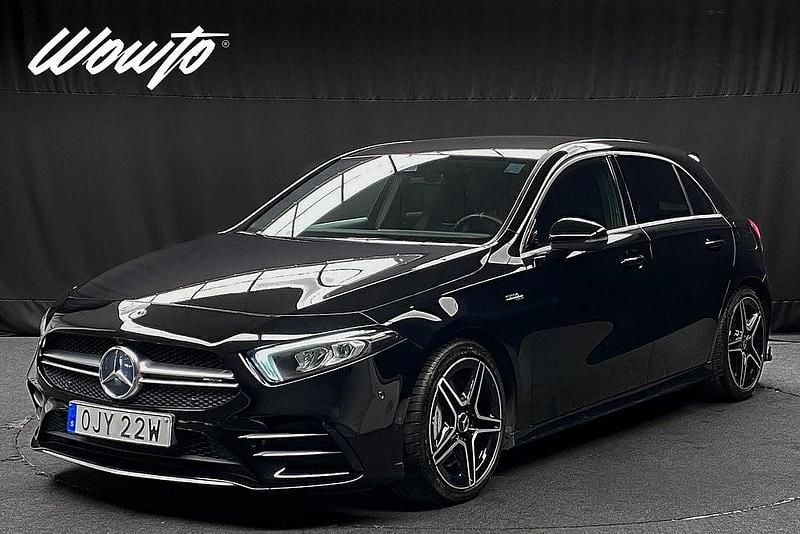 Begagnad Mercedes A35 AMG AMG 306 HK (225 kW) 2019 Svart Halvkombi