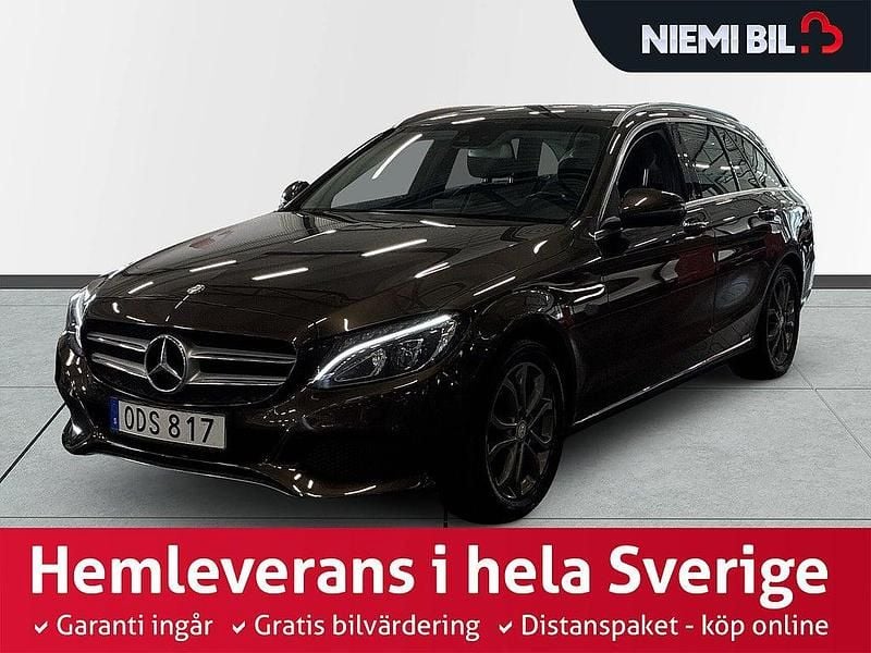 Mörkbrun Begagnad 2016 Mercedes C220 Avantgarde Kombi | 174 900 kr (Marknadspris) - Bild 1/3