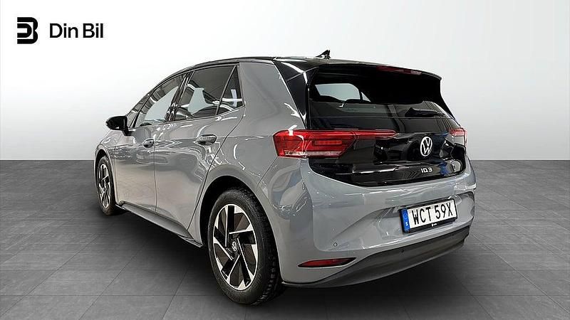 Begagnad VW ID.3 Pro Performance 150 kW (204 HK) 2021 Moonstone grey Halvkombi