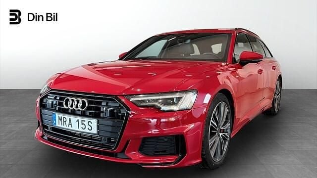 Begagnad Audi A6 S-Line 367 HK (269 kW) 2023 Tangoröd metallic Kombi