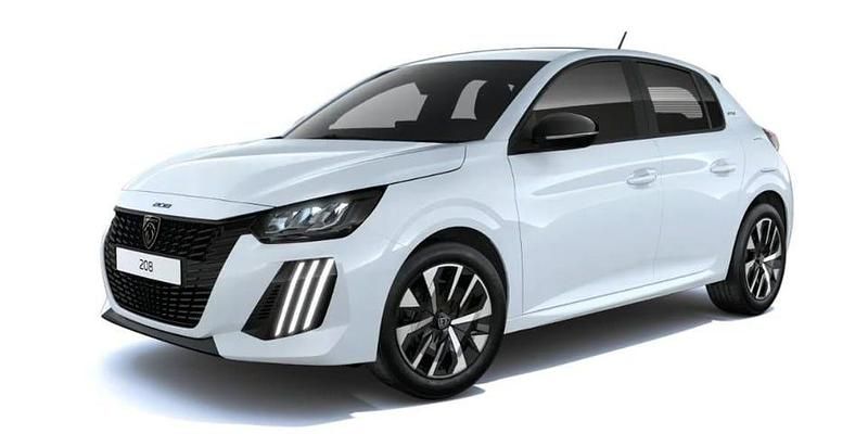 Vit Ny 2025 Peugeot 208 Style Halvkombi | 205 800 kr (Marknadspris) - Bild 1/3