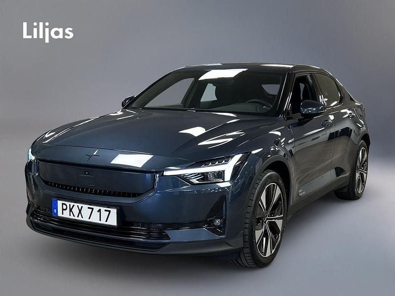 Mörkblå (blå) Begagnad 2024 Polestar 2 Pilot Sedan | 464 000 kr (Marknadspris) - Bild 1/3