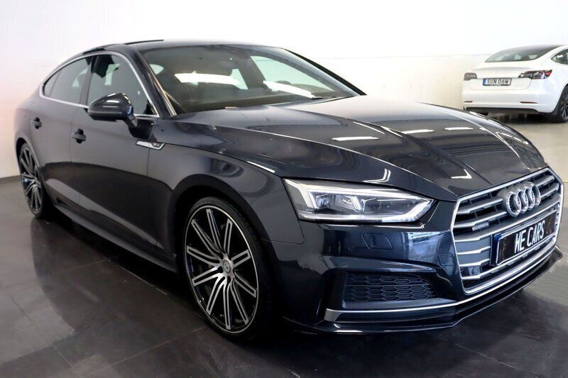 Begagnad Audi A5 Sportback S-Line 286 HK (210 kW) 2017 Blå Halvkombi