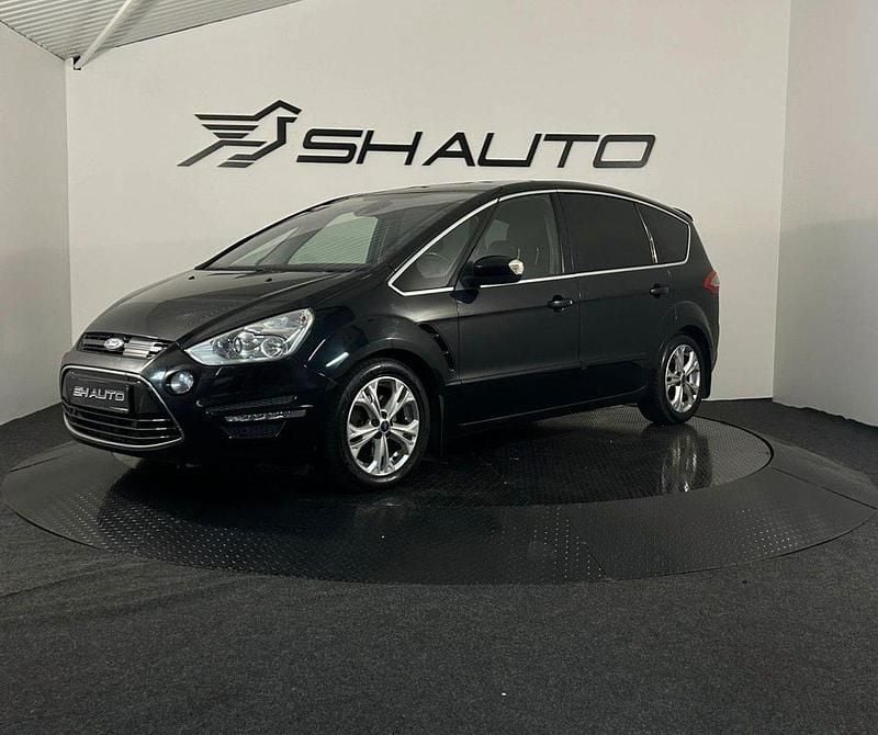 Svart Begagnad 2014 Ford S-MAX Business Edition Minibuss | 124 900 kr (Marknadspris) - Bild 1/4