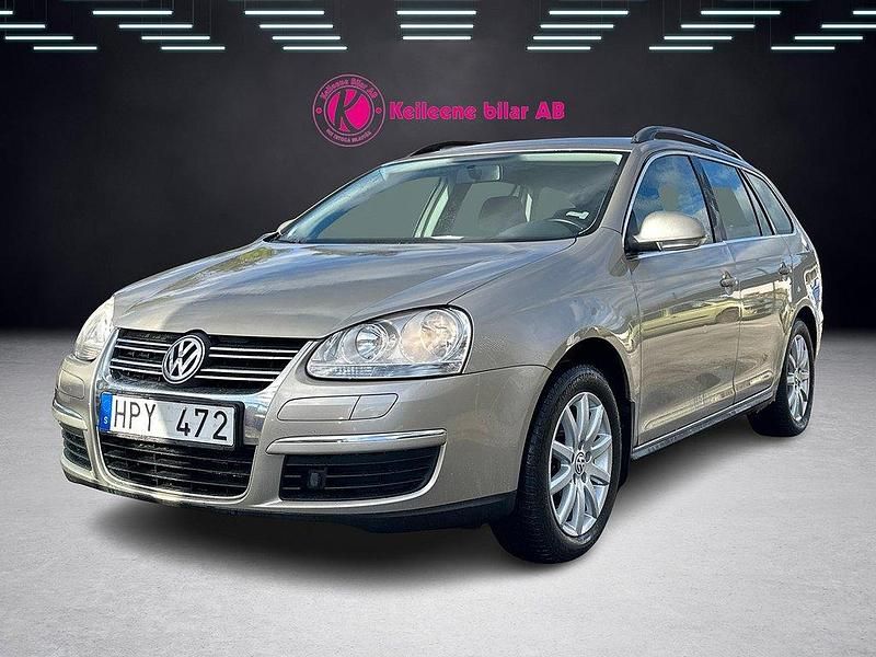 Ljusbrun Begagnad 2008 VW Golf VI Kombi | 24 900 kr (Bra pris) - Bild 1/4