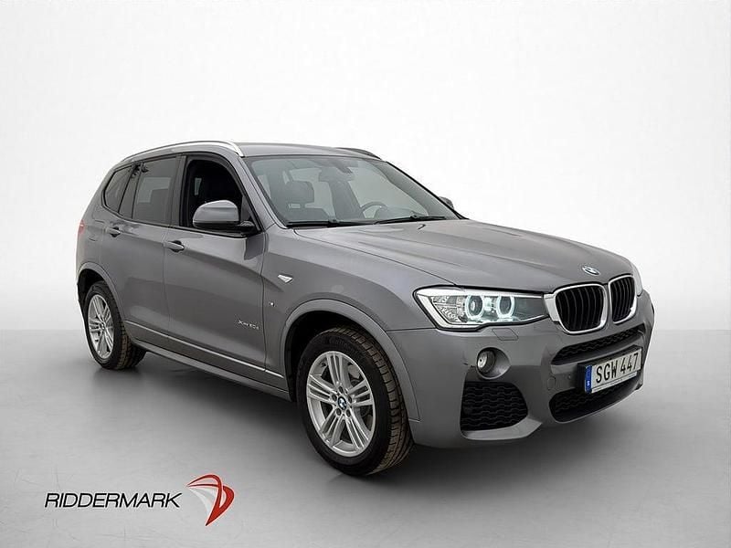 Begagnad BMW X3 Shadowline 190 HK (139 kW) 2017 Grå SUV