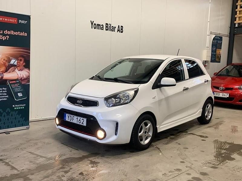 Begagnad Kia Picanto 67 HK (49 kW) 2017 Vit Halvkombi
