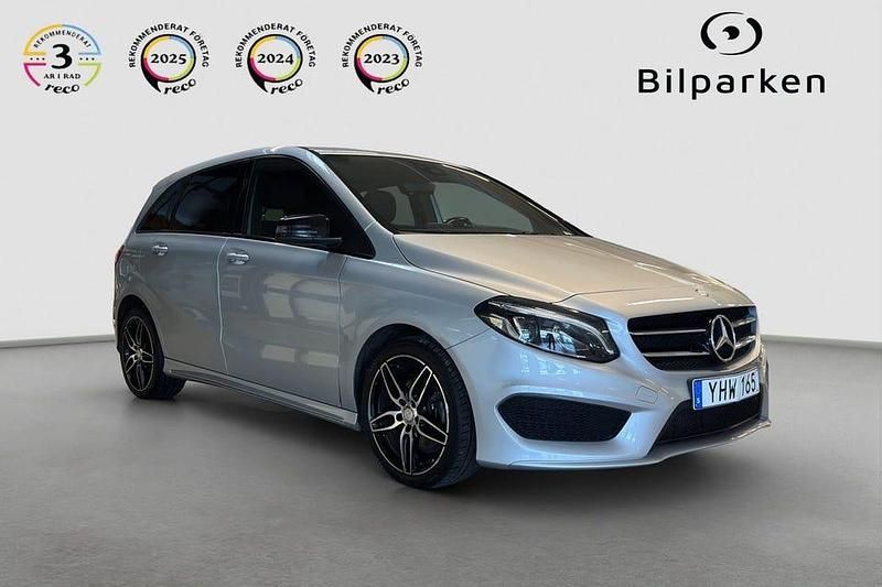 Silver Begagnad 2016 Mercedes B180 AMG Minibuss | 169 990 kr (Lite dyr) - Bild 1/4