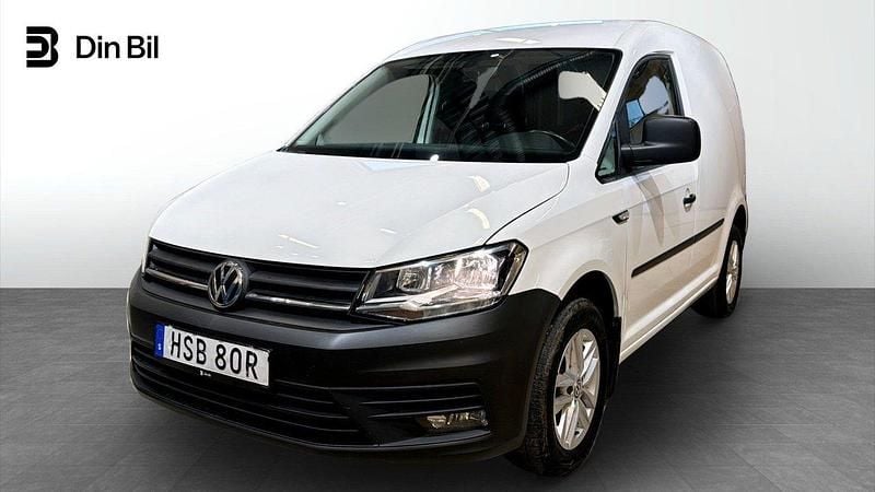 Vit Begagnad 2020 VW Caddy Minibuss | 164 500 kr (Superpris) - Bild 1/4