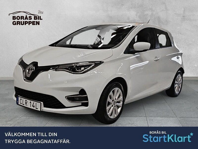 Vit Begagnad 2022 Renault Zoe Zen Halvkombi | 189 000 kr (Marknadspris) - Bild 1/3