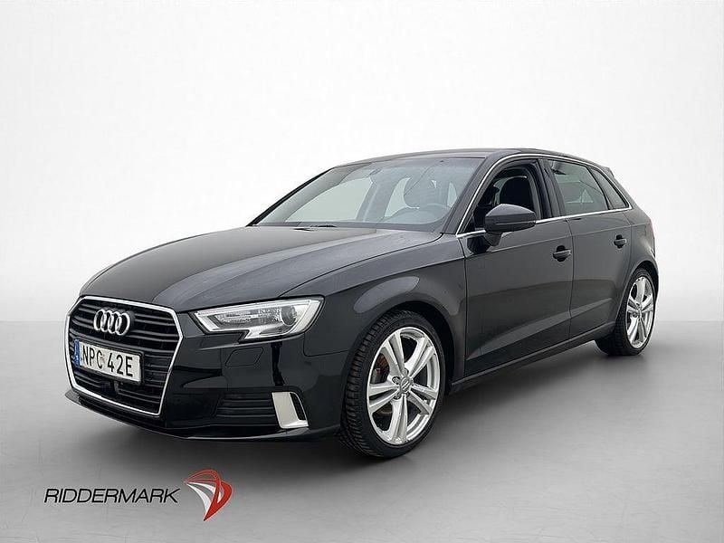 Begagnad Audi A3 Sport 150 HK (110 kW) 2019 Svart Sedan