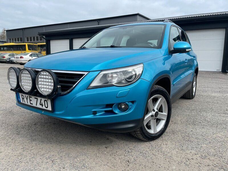 Ljusblå Begagnad 2008 VW Tiguan SUV | 69 900 kr (Marknadspris) - Bild 1/4