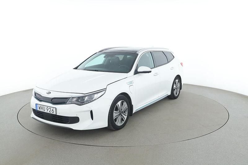 Vit Begagnad 2018 Kia Optima Hybrid Advance Sedan | 213 000 kr (Marknadspris) - Bild 1/3