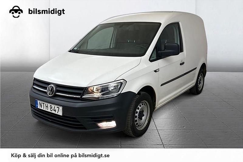 Vit Begagnad 2020 VW Caddy Minibuss | 169 900 kr (Bra pris) - Bild 1/3