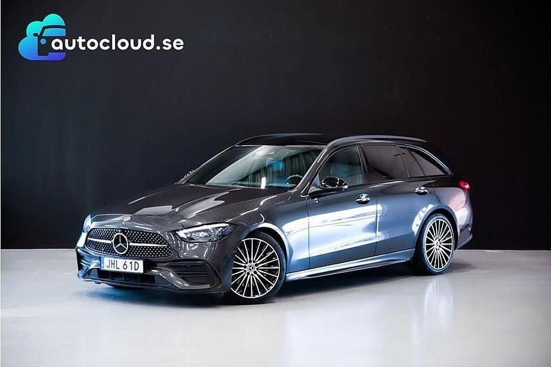 Grå Begagnad 2022 Mercedes C300 AMG Kombi | 459 800 kr - Bild 1/4