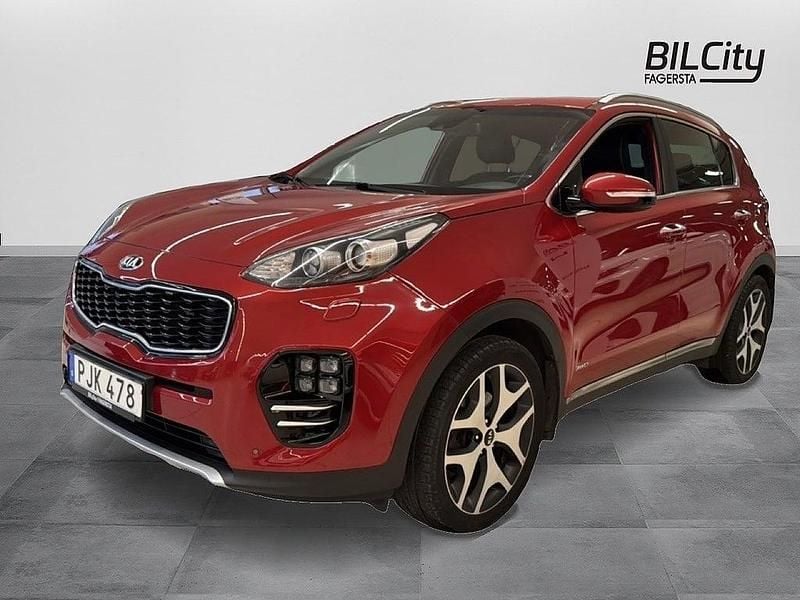 Röd Begagnad 2017 Kia Sportage GT-Line SUV | 149 900 kr (Marknadspris) - Bild 1/4