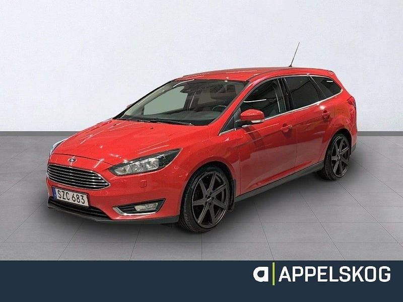 Röd Begagnad 2016 Ford Focus Titanium Kombi | 57 900 kr (Bra pris) - Bild 1/4