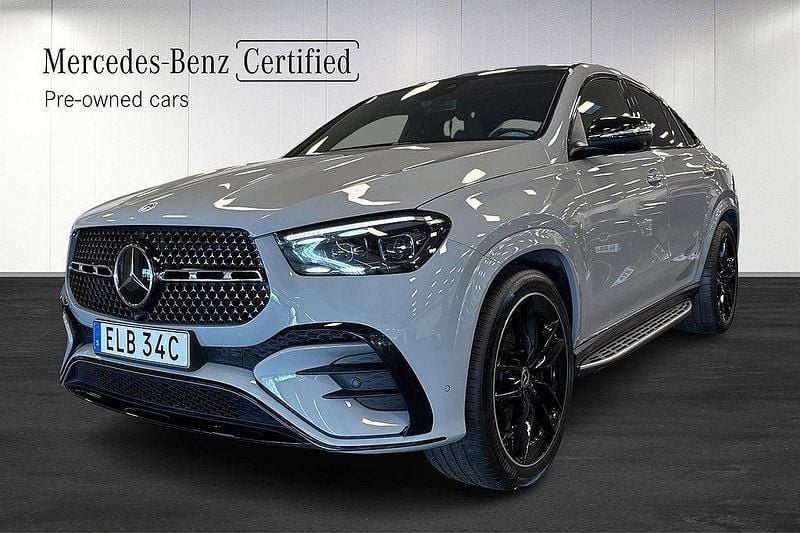 Grå Begagnad 2023 Mercedes GLE350e AMG Sportkupé | 1 029 000 kr (Lite dyr) - Bild 1/4