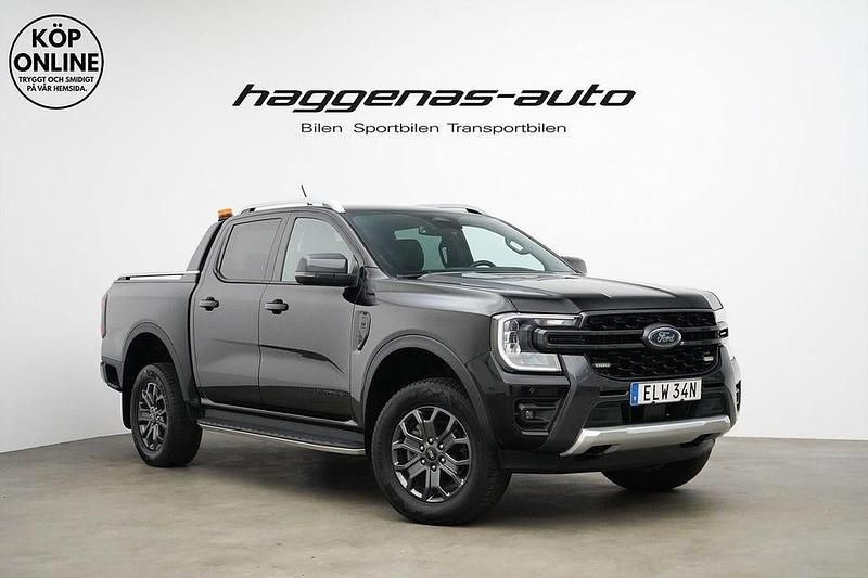 Svart Begagnad 2023 Ford Ranger Wildtrack Pickup | 619 000 kr - Bild 1/4