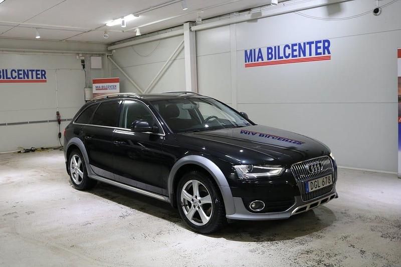 Svart Begagnad 2014 Audi A4 Allroad Kombi | 134 998 kr (Marknadspris) - Bild 1/3