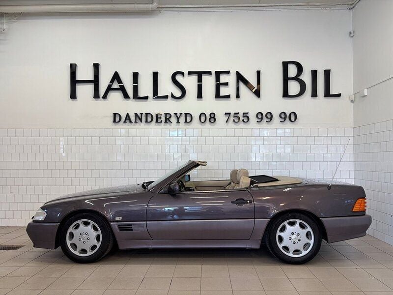 Grå Begagnad 1992 Mercedes SL300 Cab | 179 000 kr - Bild 1/4
